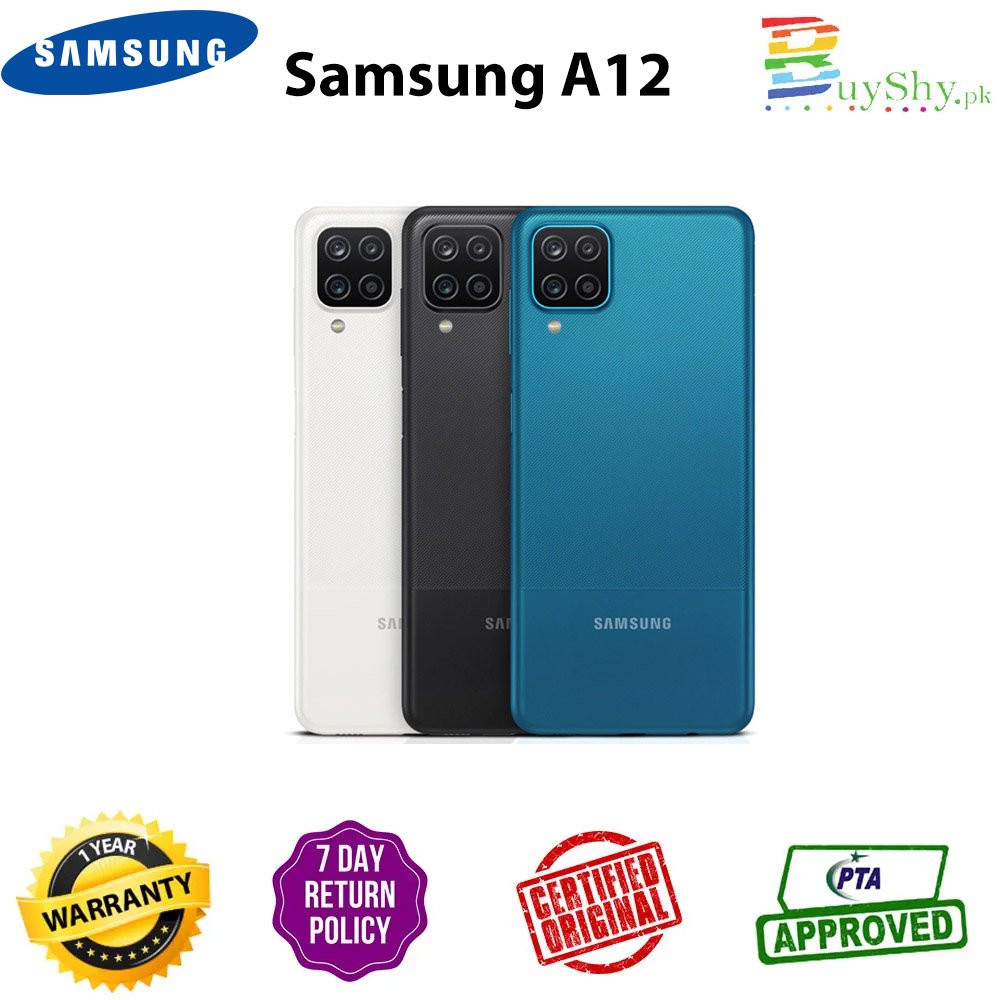 Samsung Galaxy A12 4GB 128GB Price in Pakistan| Buyshy.pk